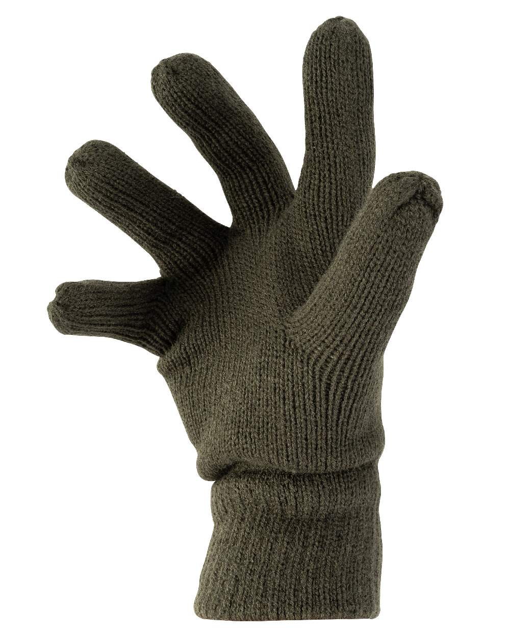 Green coloured Jack Pyke Gloves on white background