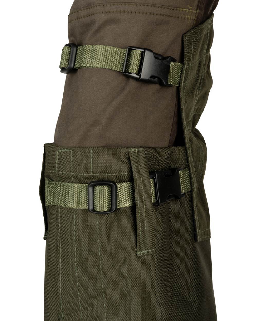 Green coloured Jack Pyke Highline Gaiter on white background