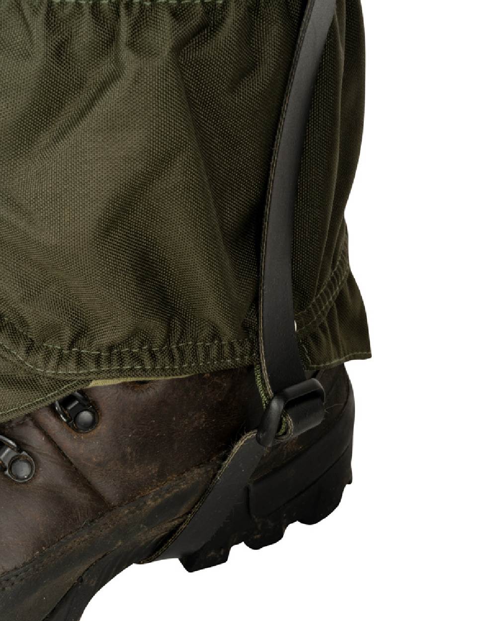 Green coloured Jack Pyke Highline Gaiter on white background
