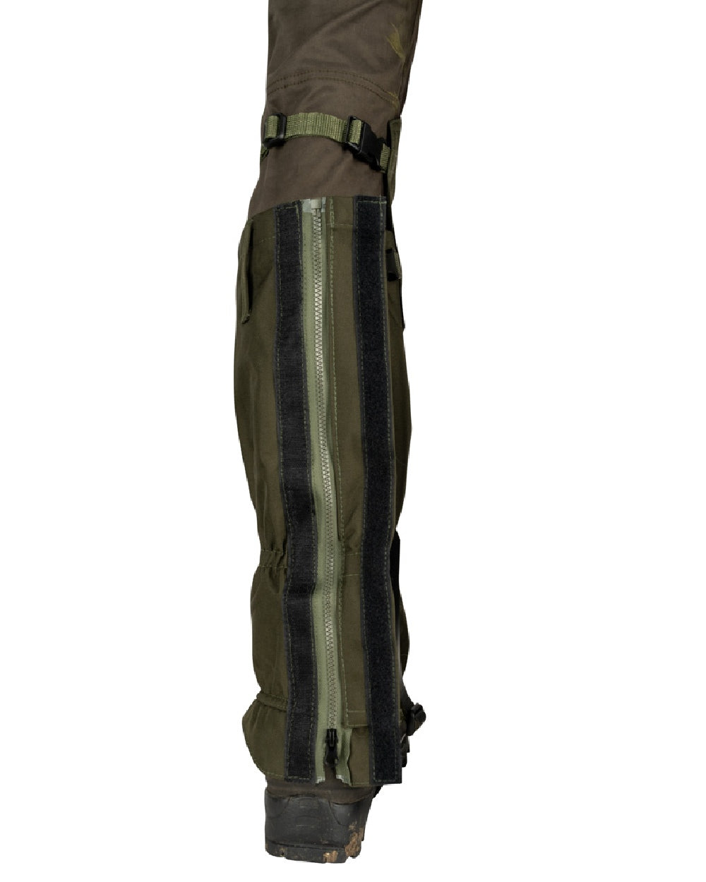Green coloured Jack Pyke Highline Gaiter on white background