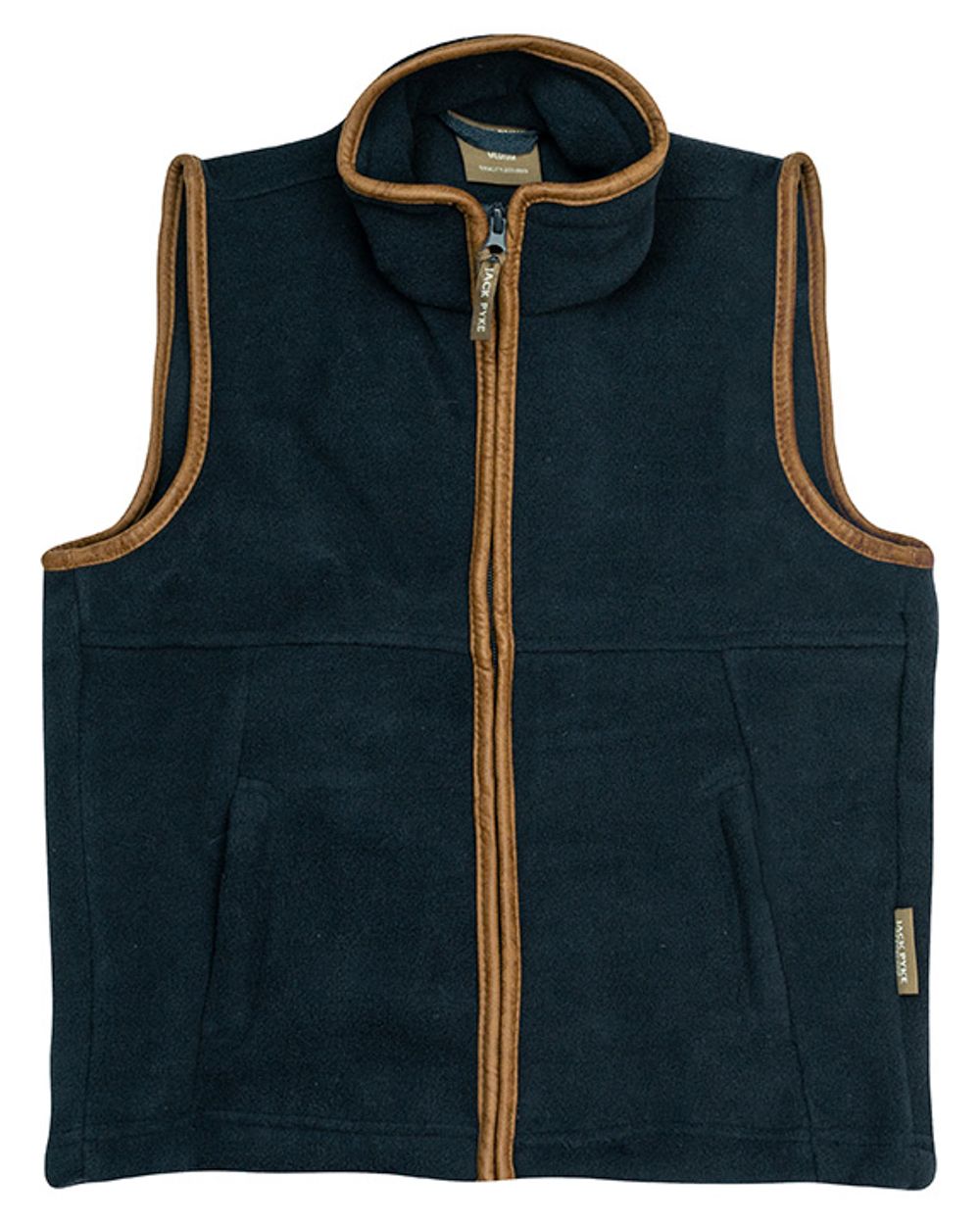Navy coloured Jack Pyke Junior Countryman Gilet on white background