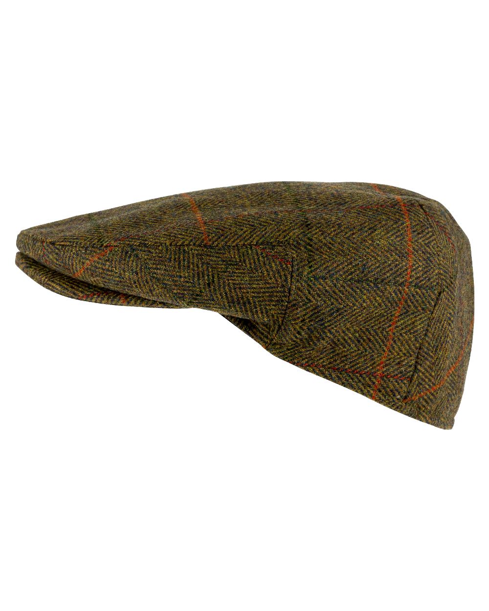 Brown coloured Jack Pyke Junior Wool Blend Flat Cap on white background