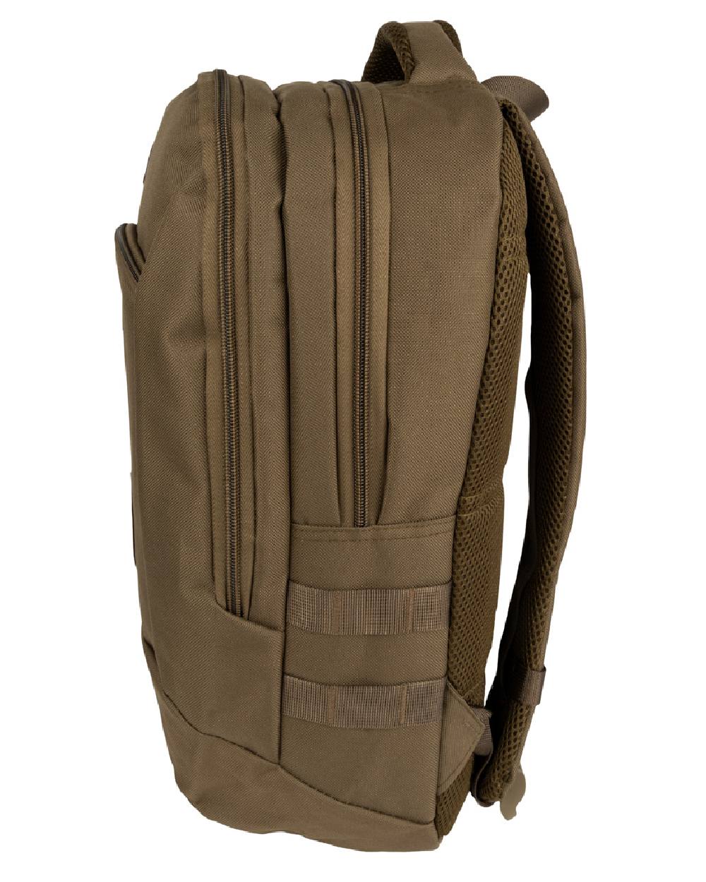 Olive Brown Jack Pyke Kestrel Rucksack on white background