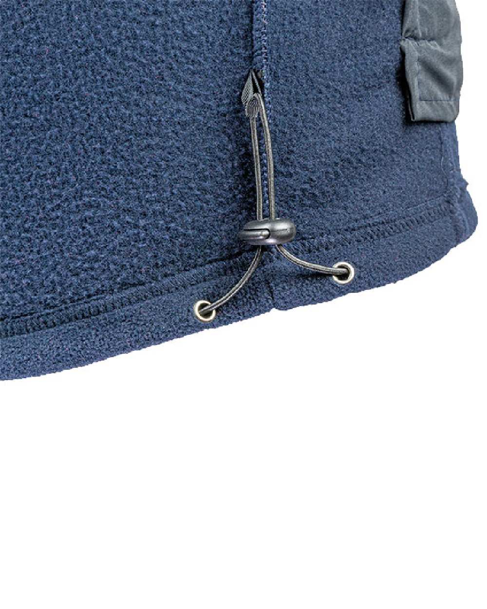 Navy coloured Jack Pyke Ladies Countryman Fleece Gilet on white background