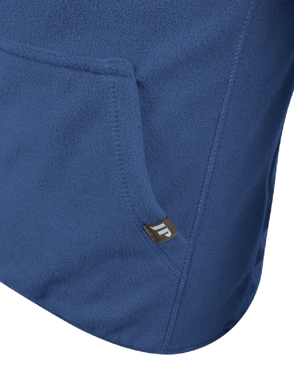 Denim coloured Jack Pyke Ladies Fleece Hoodie on white background