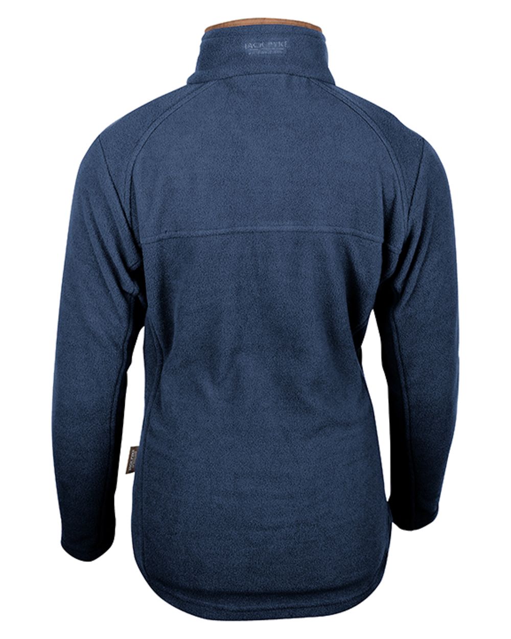 Navy coloured Jack Pyke Ladies Fleece Jacket on white background