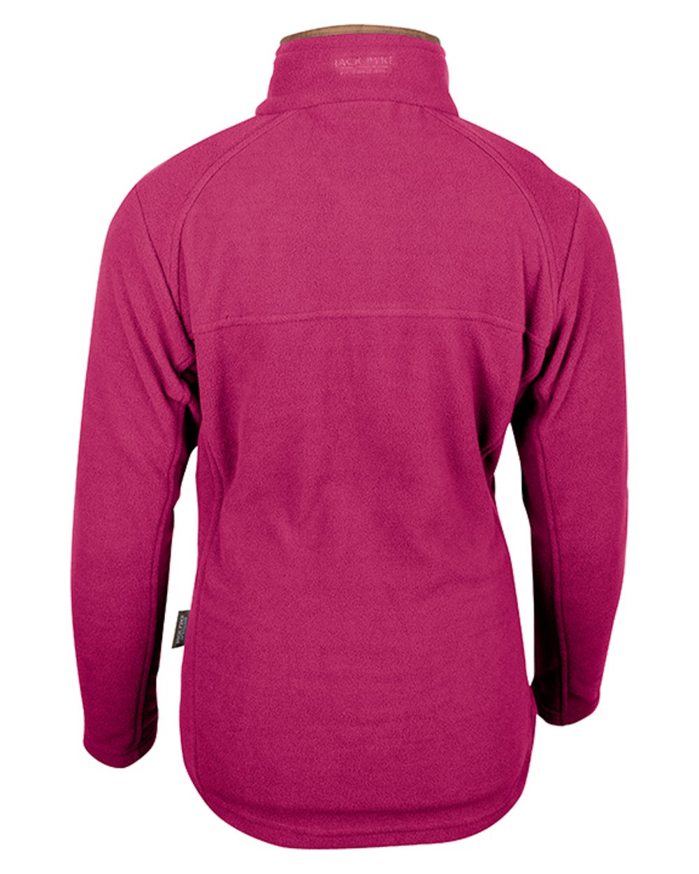 Roselle coloured Jack Pyke Ladies Fleece Jacket on white background