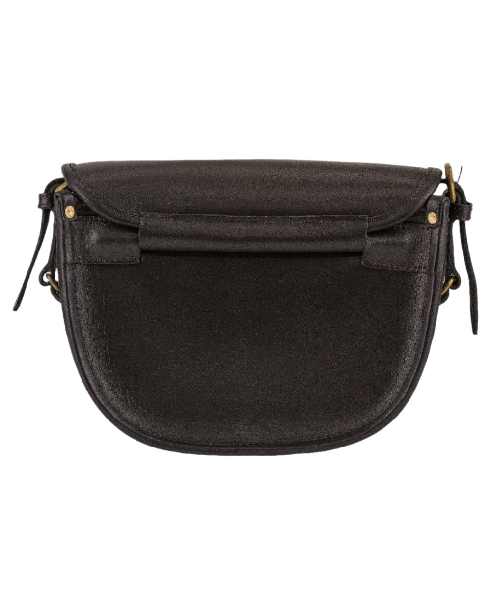 Brown coloured Jack Pyke Leather Cartridge Bag on white background