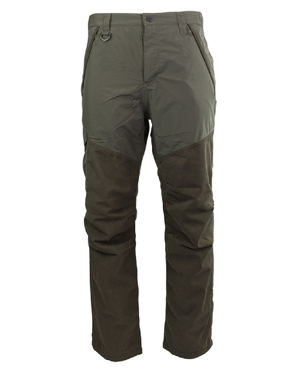 Green coloured Jack Pyke Mens Ashcombe Trousers on white background