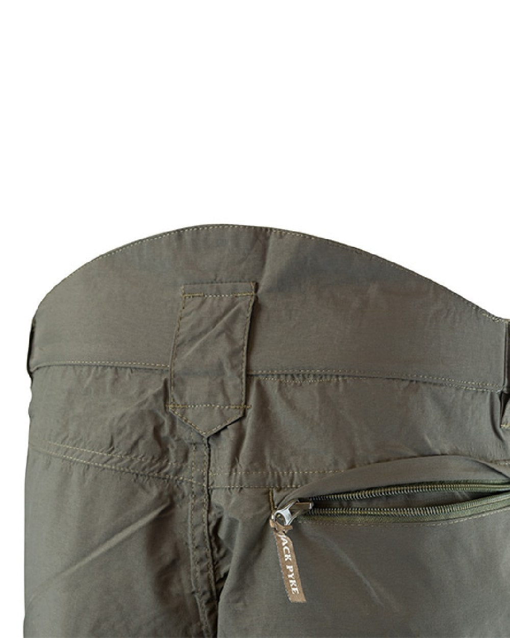 Green coloured Jack Pyke Mens Ashcombe Trousers on white background