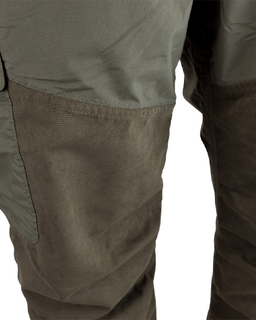 Green coloured Jack Pyke Mens Ashcombe Trousers on white background