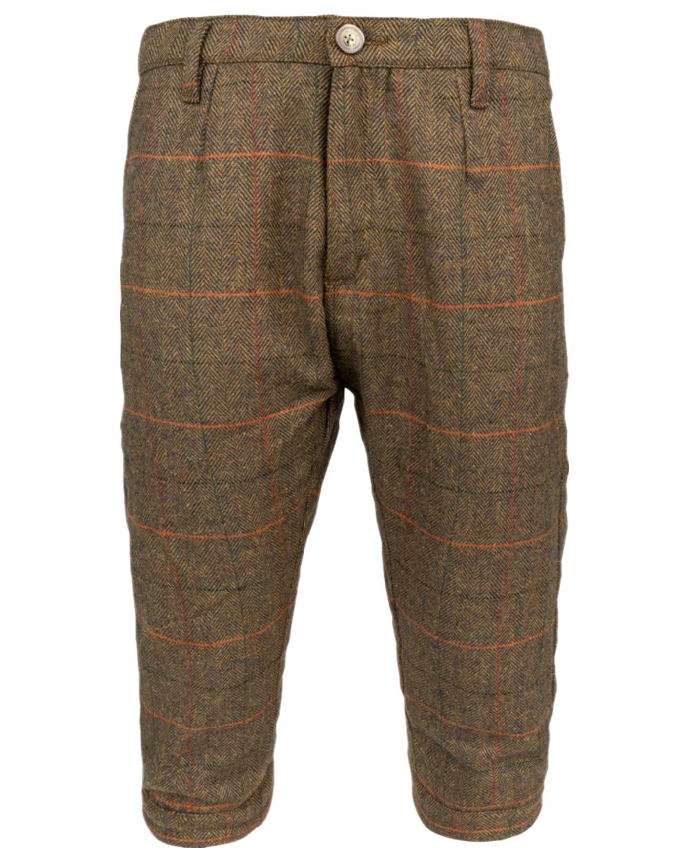 Brown Coloured Jack Pyke Mens Tweed Breeks on white background