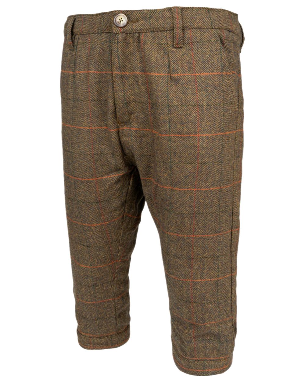 Brown Coloured Jack Pyke Mens Tweed Breeks on white background