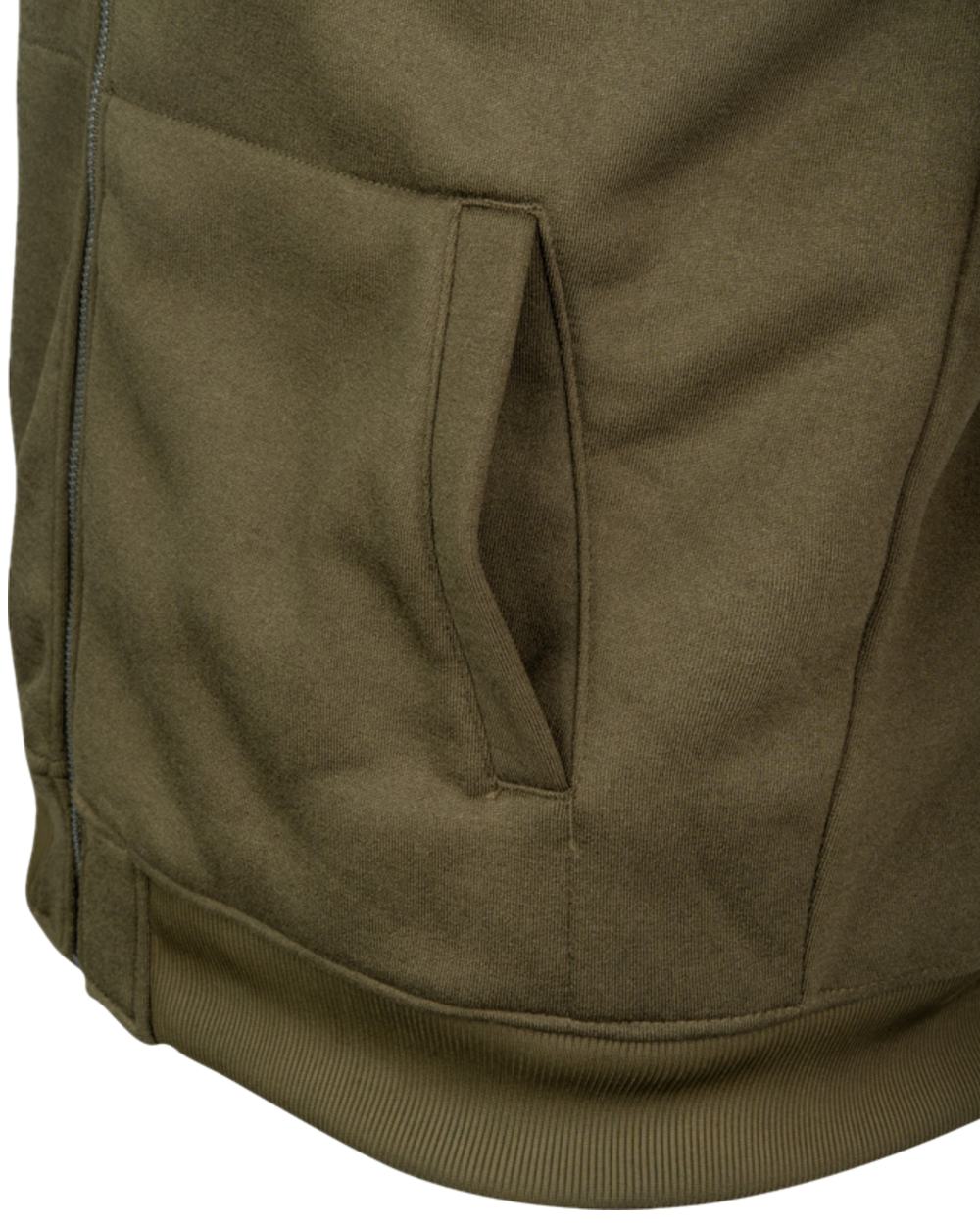 Green Coloured Jack Pyke Mens Yakka Hoodie on white background