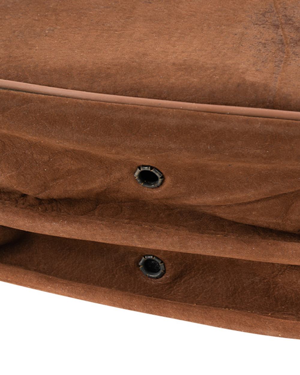 Brown coloured Jack Pyke Nubuck Cartridge Pouch on white background