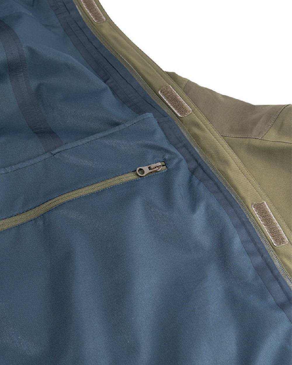 Green coloured Jack Pyke Pro-Lite Hunters Jacket on white background