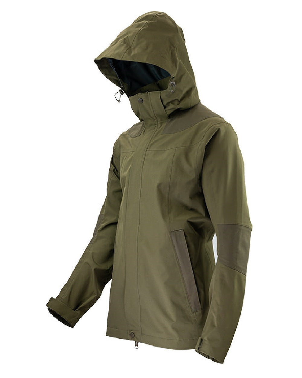 Green coloured Jack Pyke Pro-Lite Hunters Jacket on white background