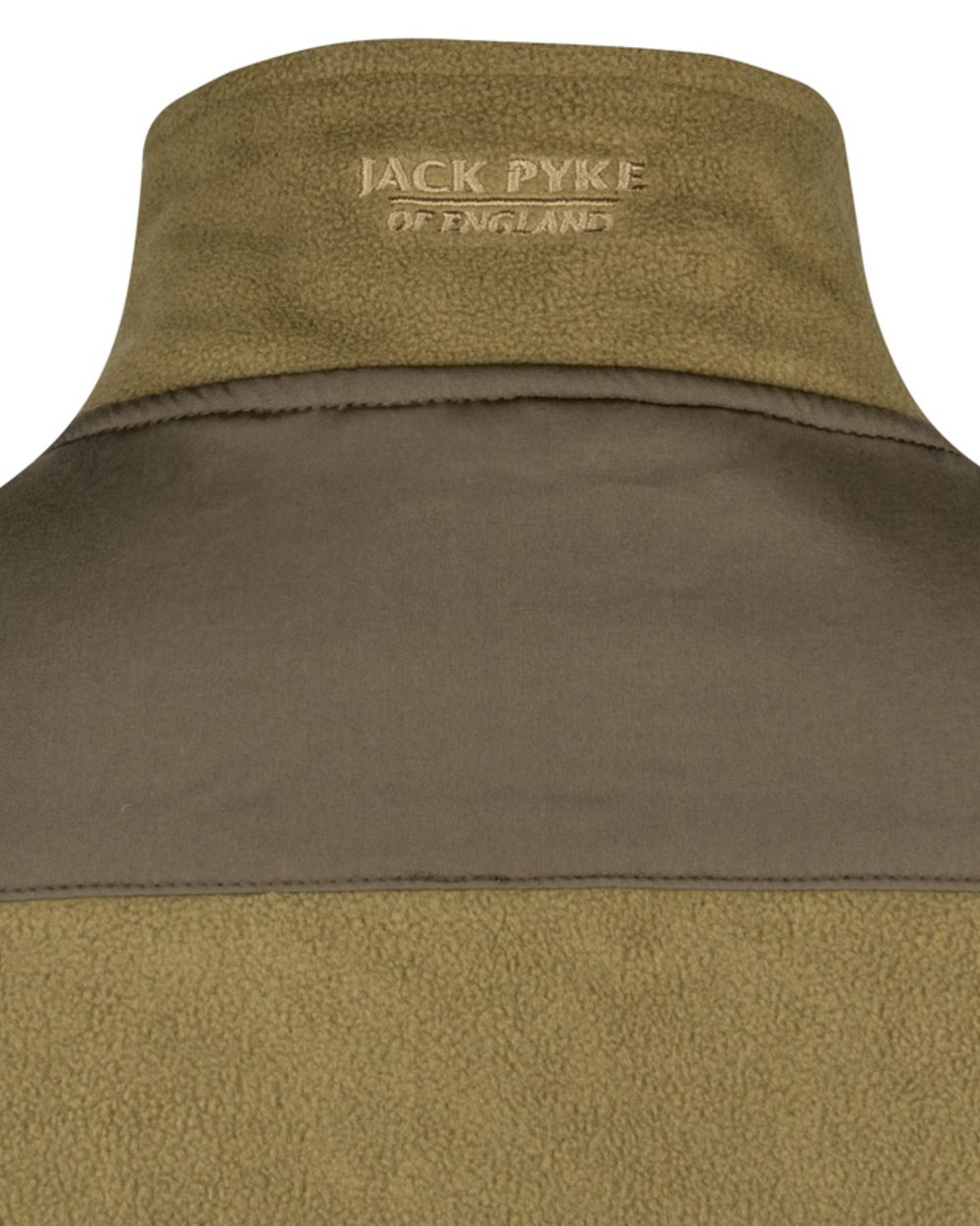 Dark Mustard coloured Jack Pyke Rannock Fleece Pullover on white background