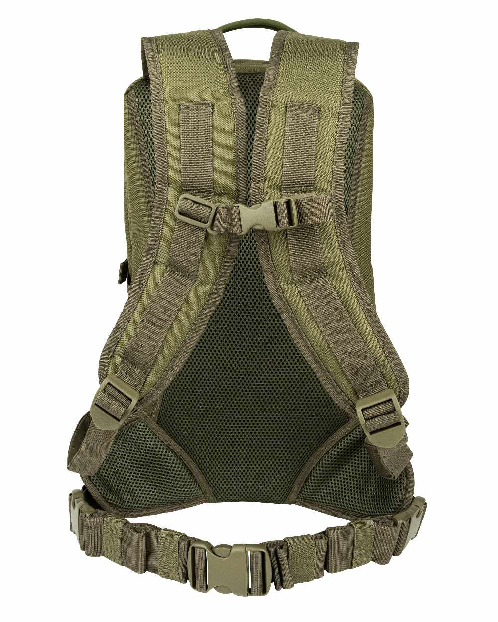 Green coloured Jack Pyke Rifle Rucksack on white background