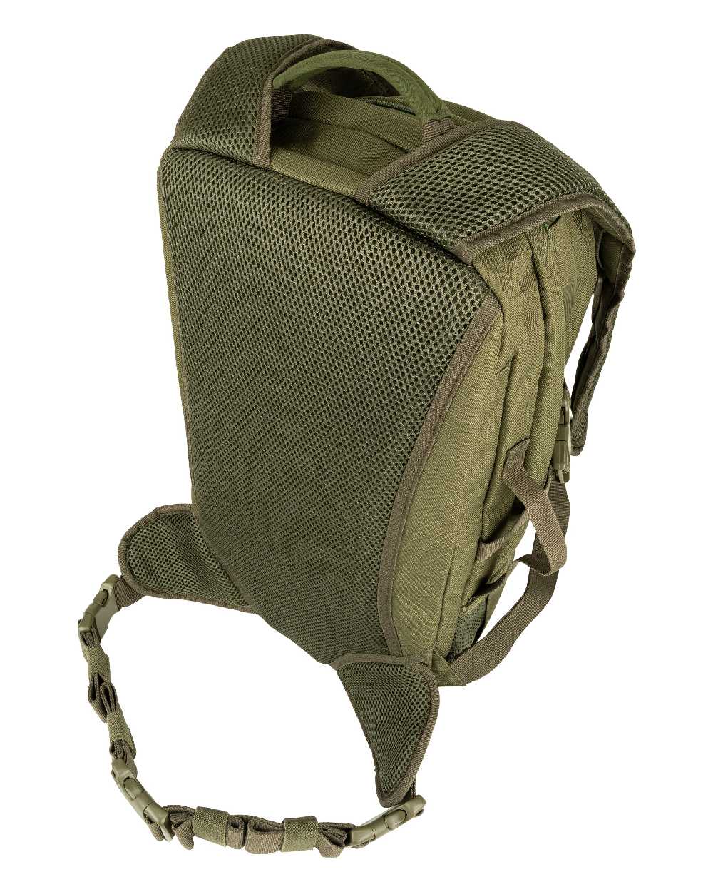 Green coloured Jack Pyke Rifle Rucksack on white background