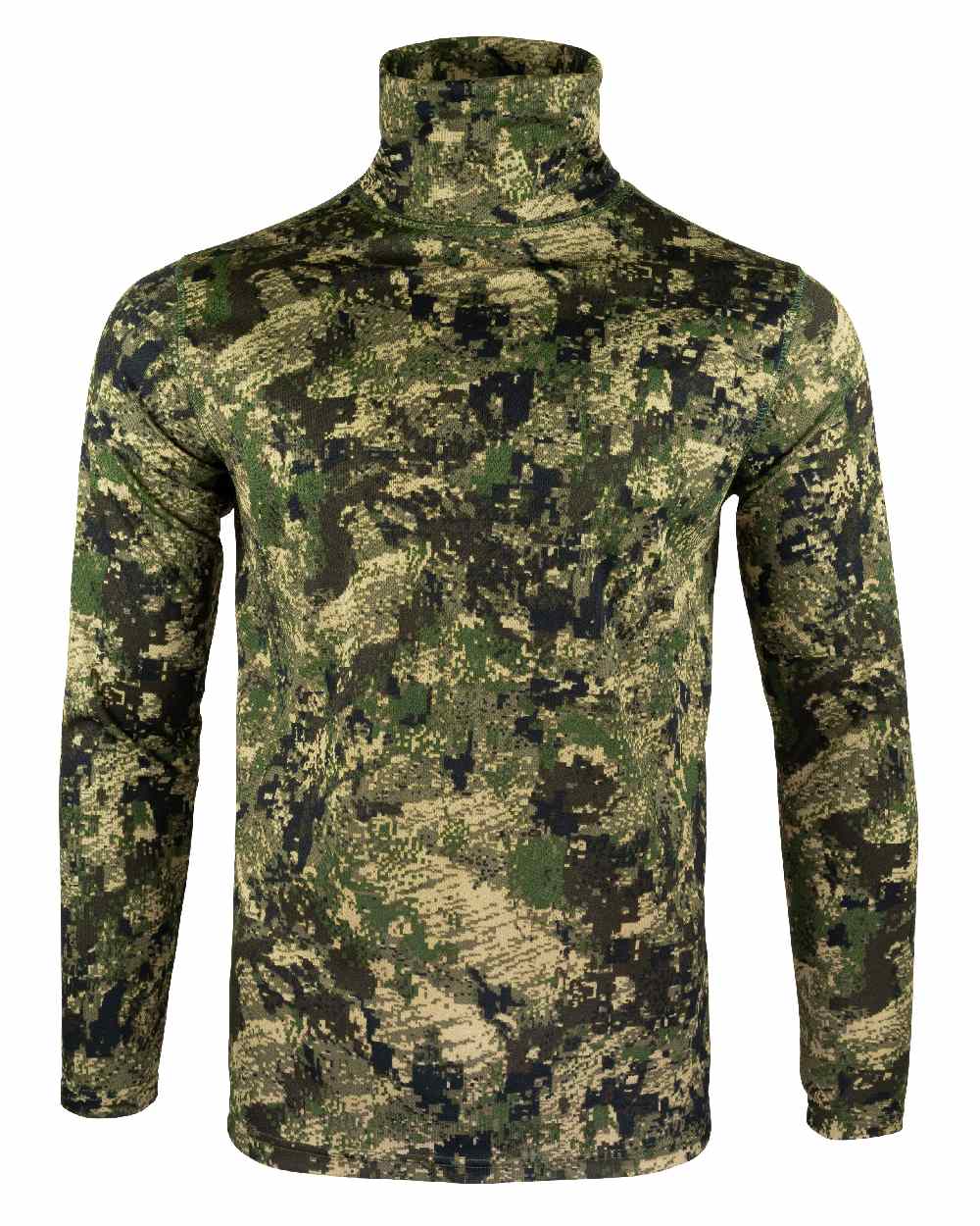 Digicam coloured Jack Pyke Roll Neck Top Evo on white background