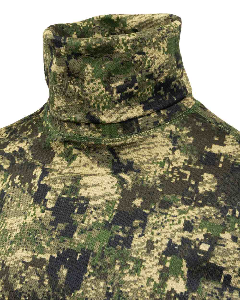 Digicam coloured Jack Pyke Roll Neck Top Evo on white background