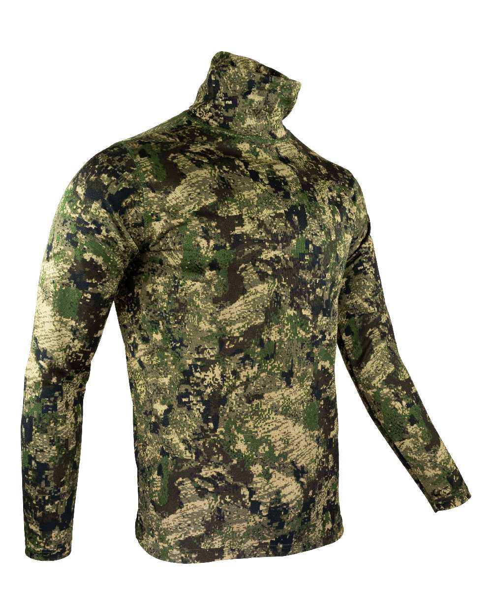 Digicam coloured Jack Pyke Roll Neck Top Evo on white background