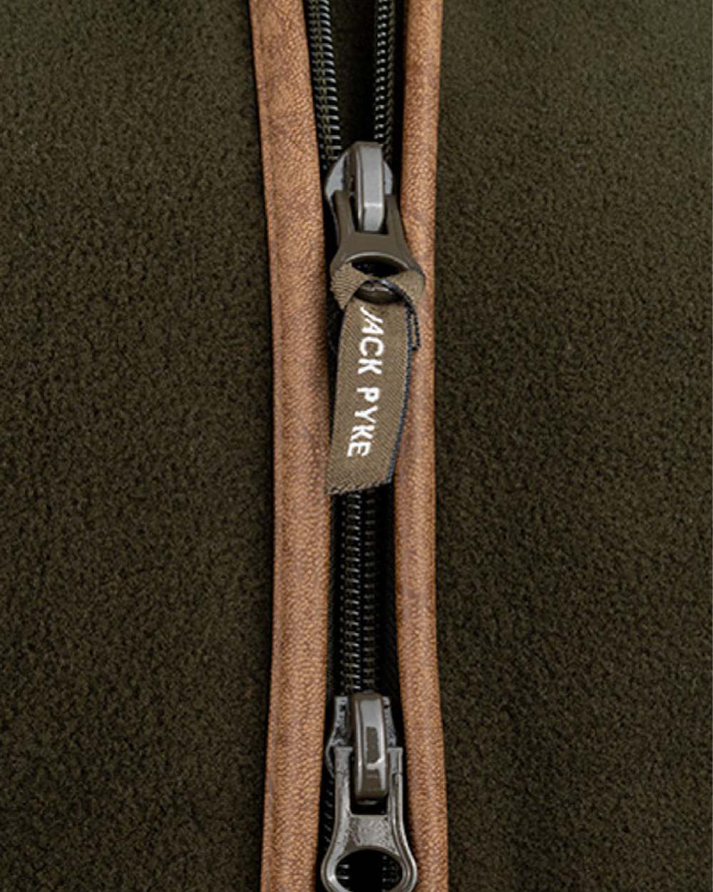 Dark Olive Jack Pyke Shooters Gilet on white background