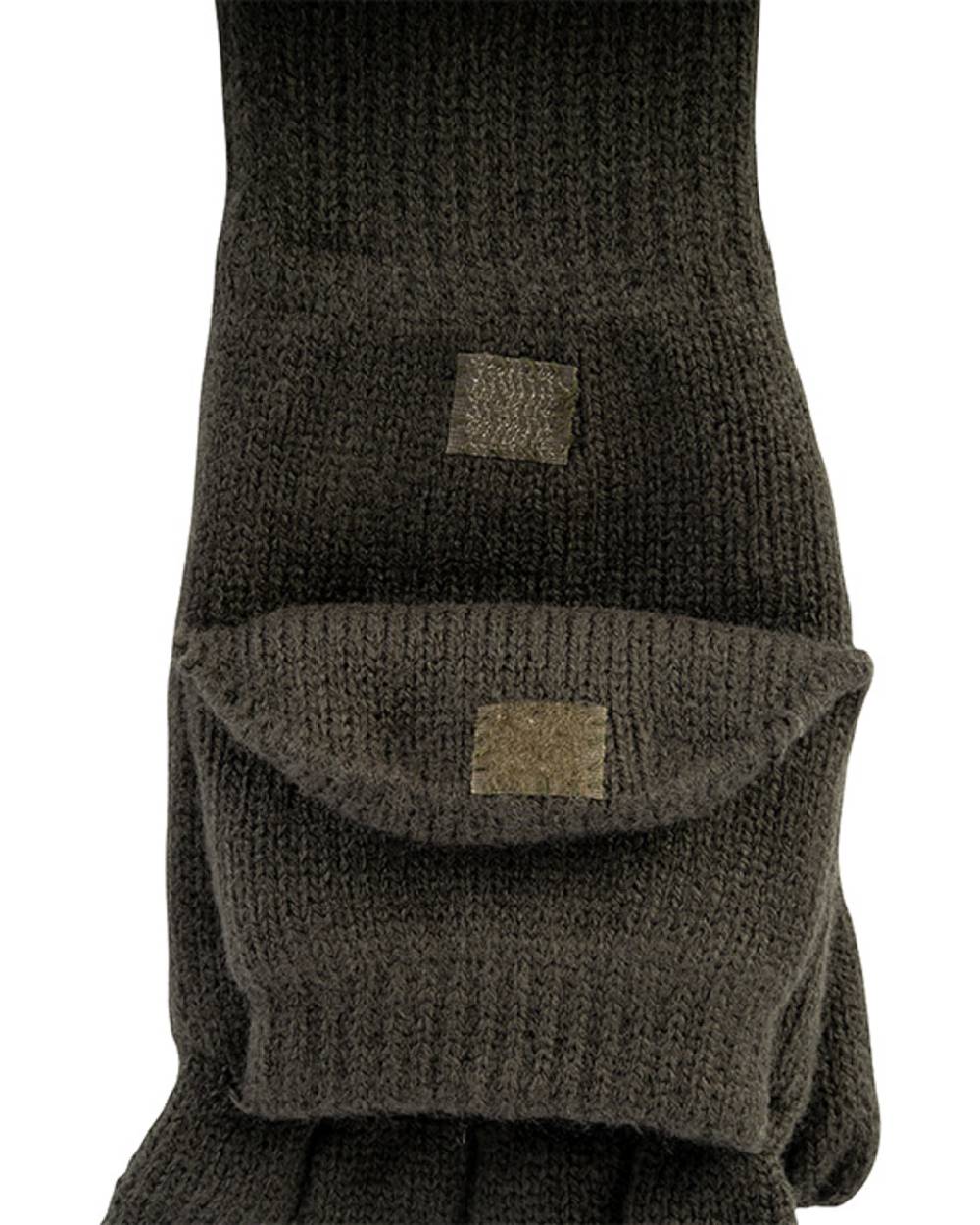 Green coloured Jack Pyke Shooters Mitts on white background