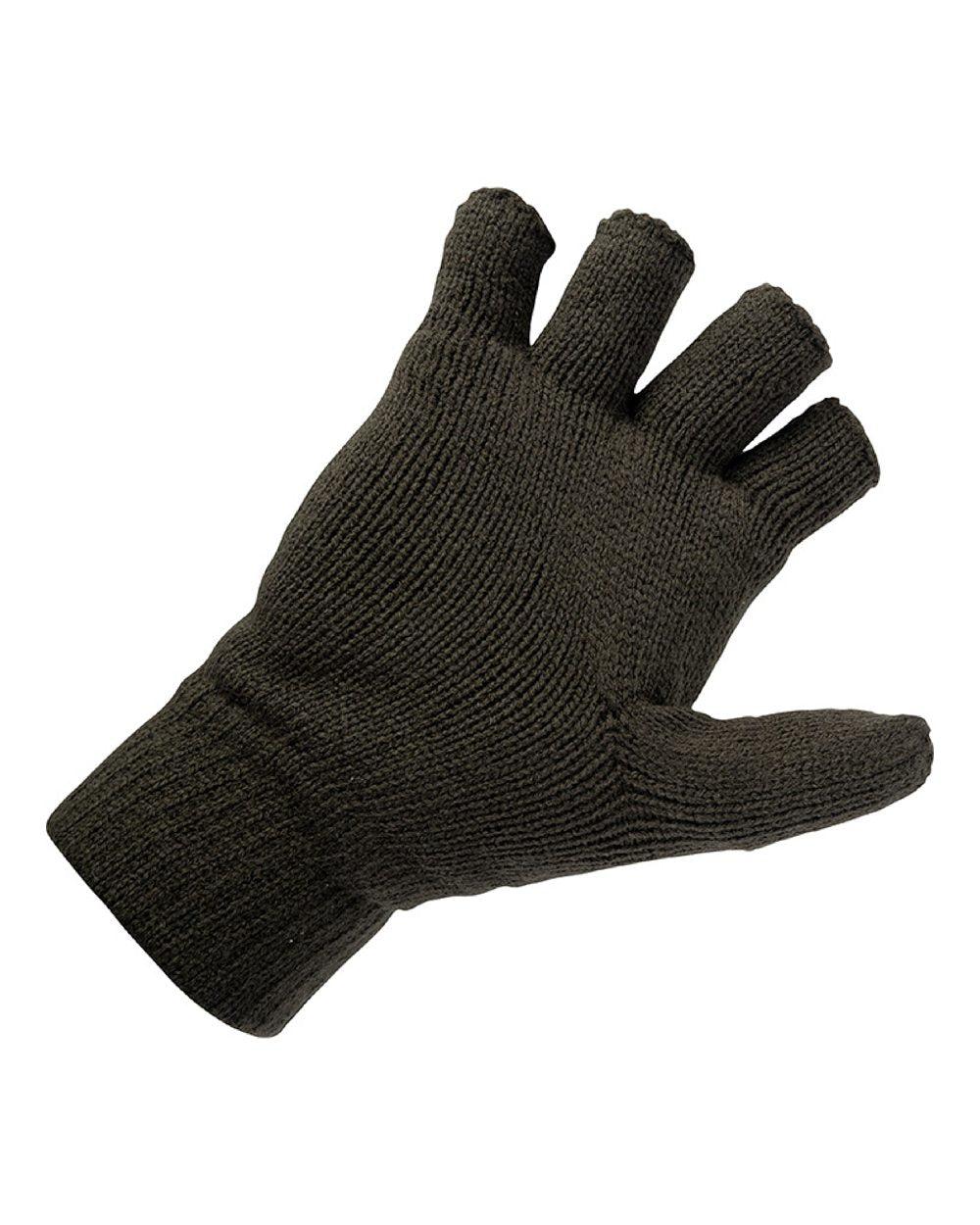 Green coloured Jack Pyke Shooters Mitts on white background