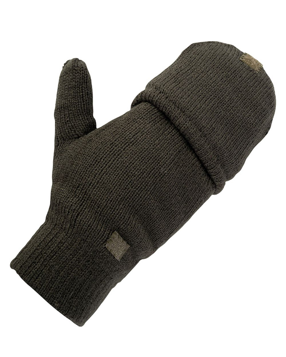 Green coloured Jack Pyke Shooters Mitts on white background