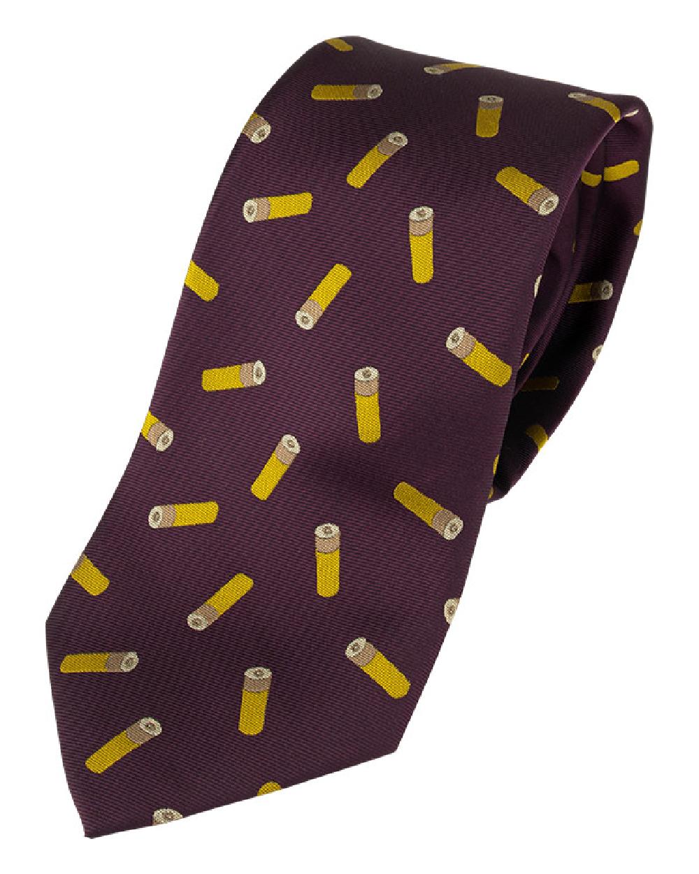 Wine coloured Jack Pyke Shooting Tie Cartridge on white background