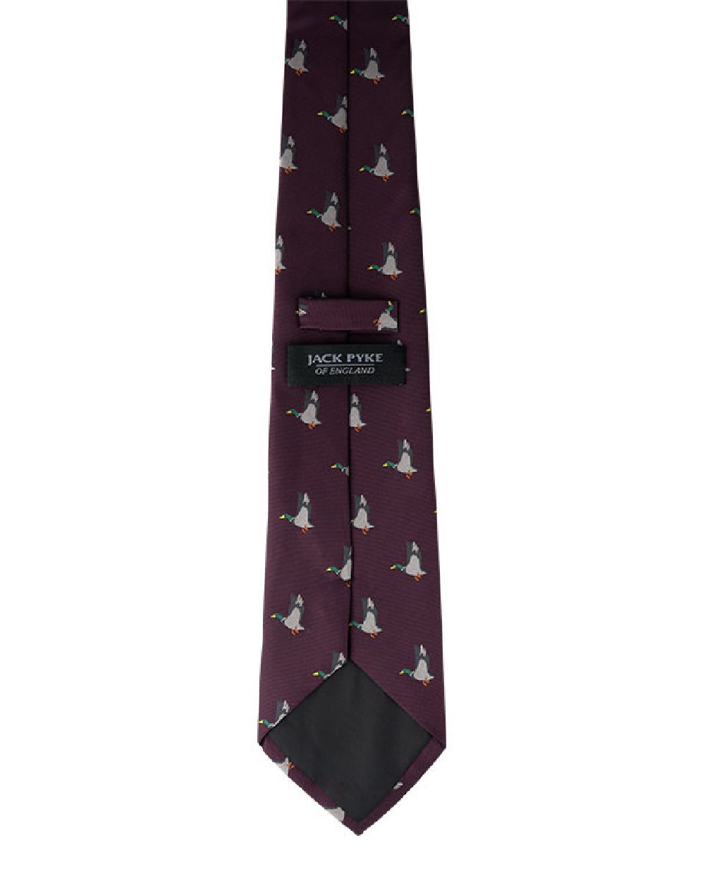 Wine coloured Jack Pyke Shooting Tie Duck on white background