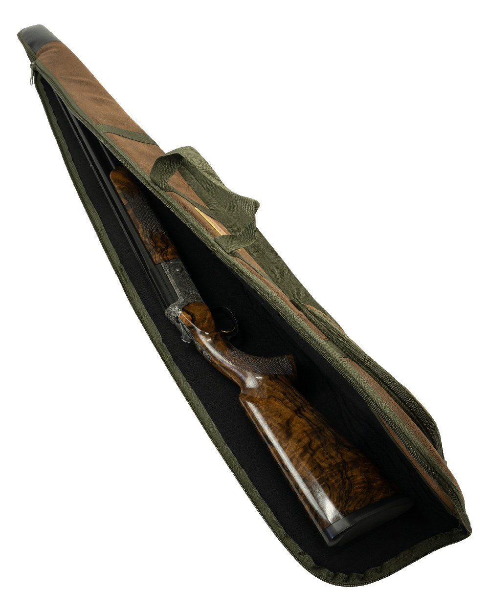 Brown coloured Jack Pyke Shotgun Slip Duotex on white background