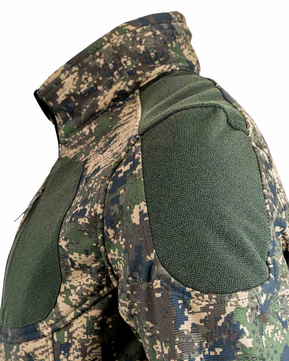 Digicam coloured Jack Pyke Softshell Jacket on white background