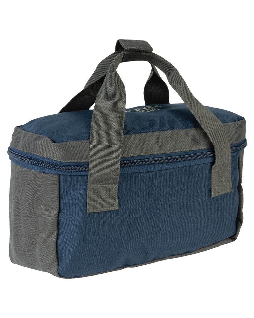 Blue coloured Jack Pyke Sporting Cartridge Carrier 100 on white background