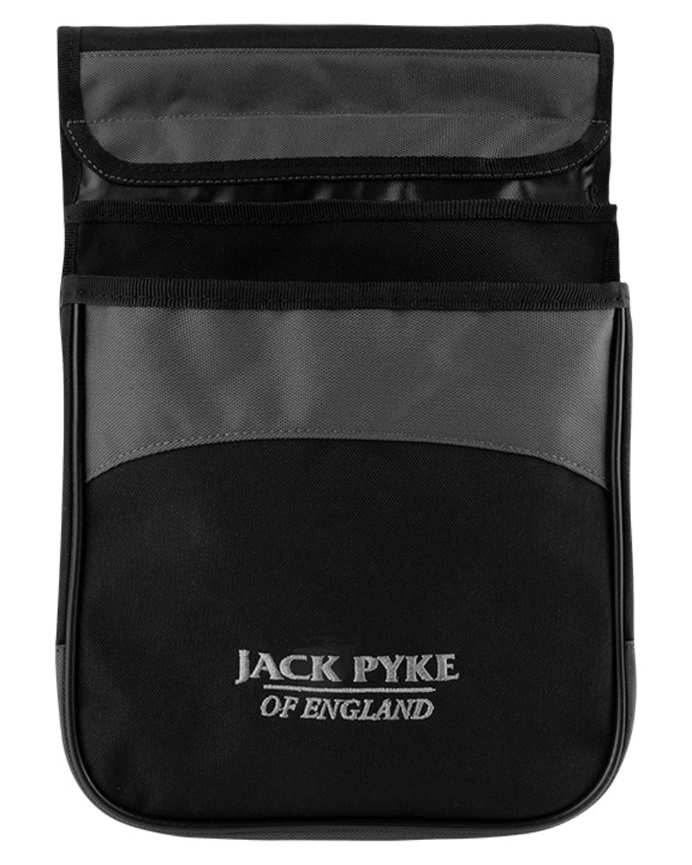 Black coloured Jack Pyke Sporting Cartridge Pouch on white background