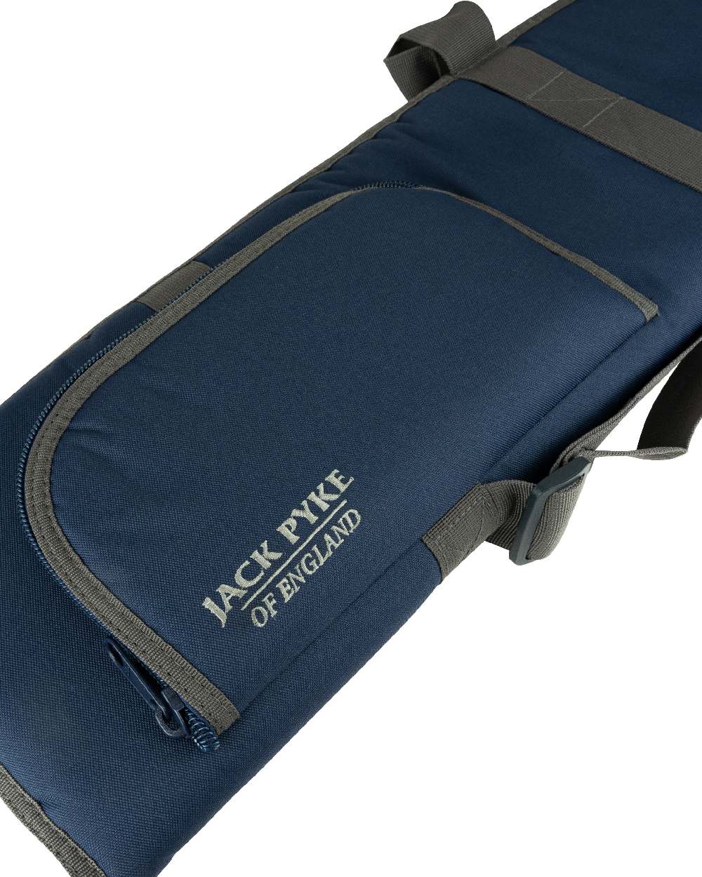 Blue coloured Jack Pyke Sporting Gun Slip on white background