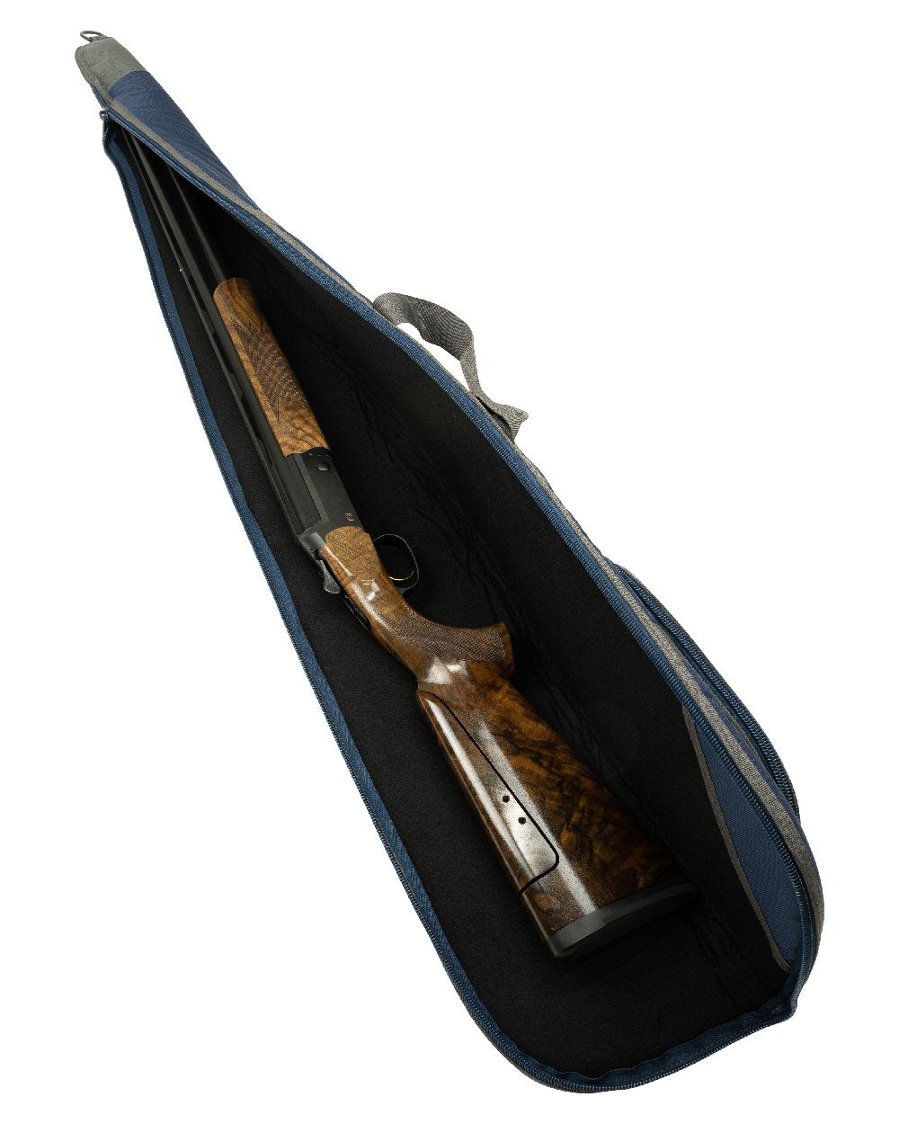 Blue coloured Jack Pyke Sporting Gun Slip on white background