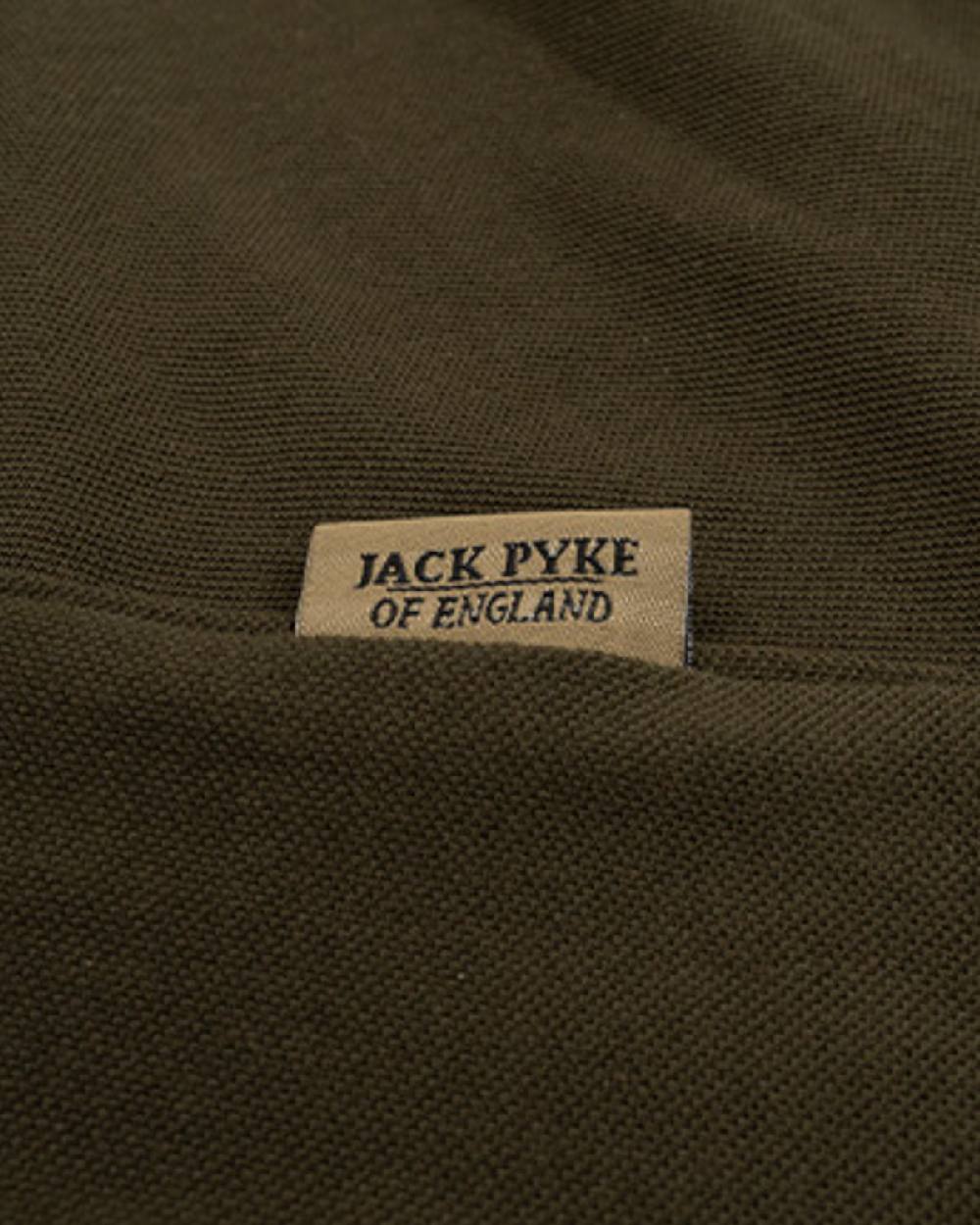 Green coloured Jack Pyke Sporting Polo Shirt on white background