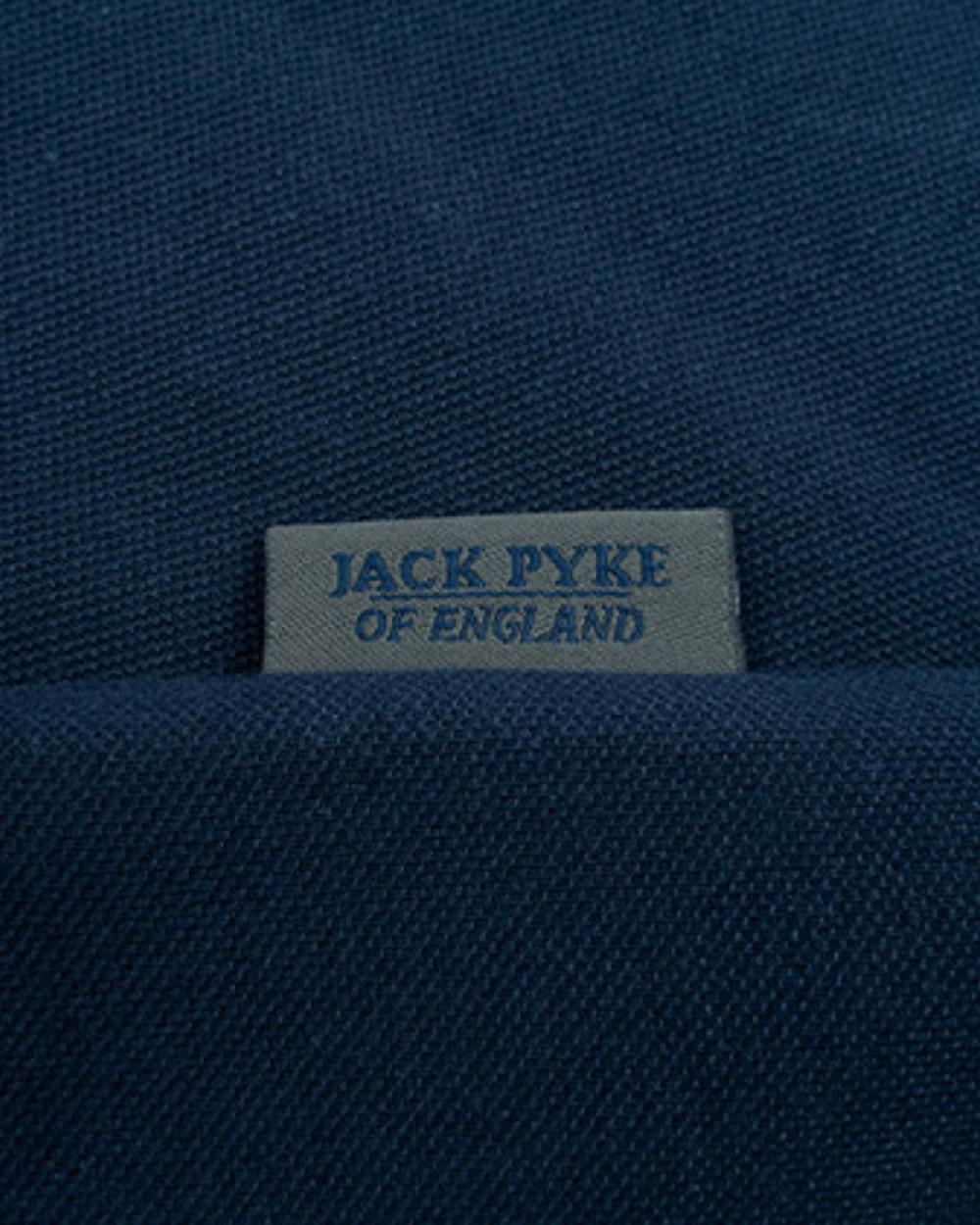 Navy coloured Jack Pyke Sporting Polo Shirt on white background