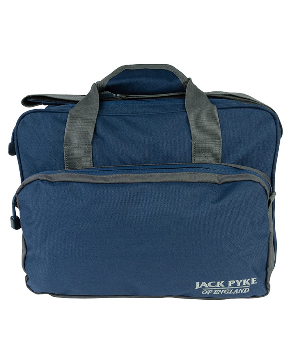 Blue coloured Jack Pyke Sporting Shoulder Bag on white background