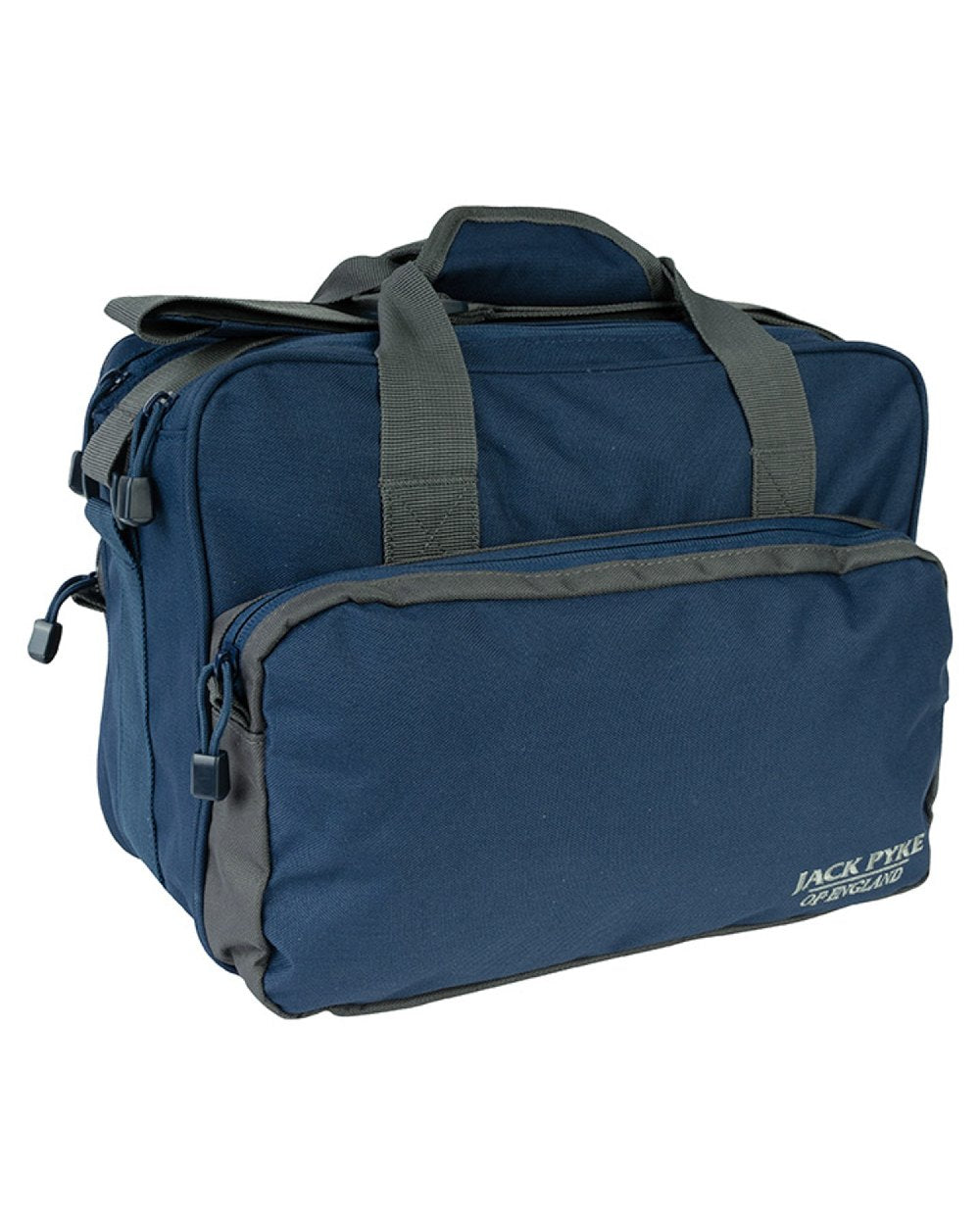 Blue coloured Jack Pyke Sporting Shoulder Bag on white background
