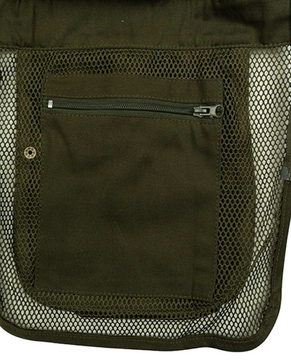 Green coloured Jack Pyke Sporting Skeet Vest on white background