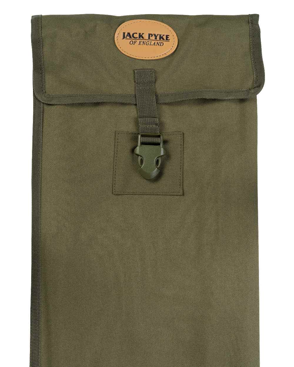 Green coloured Jack Pyke Super Hide Pole Set on white background