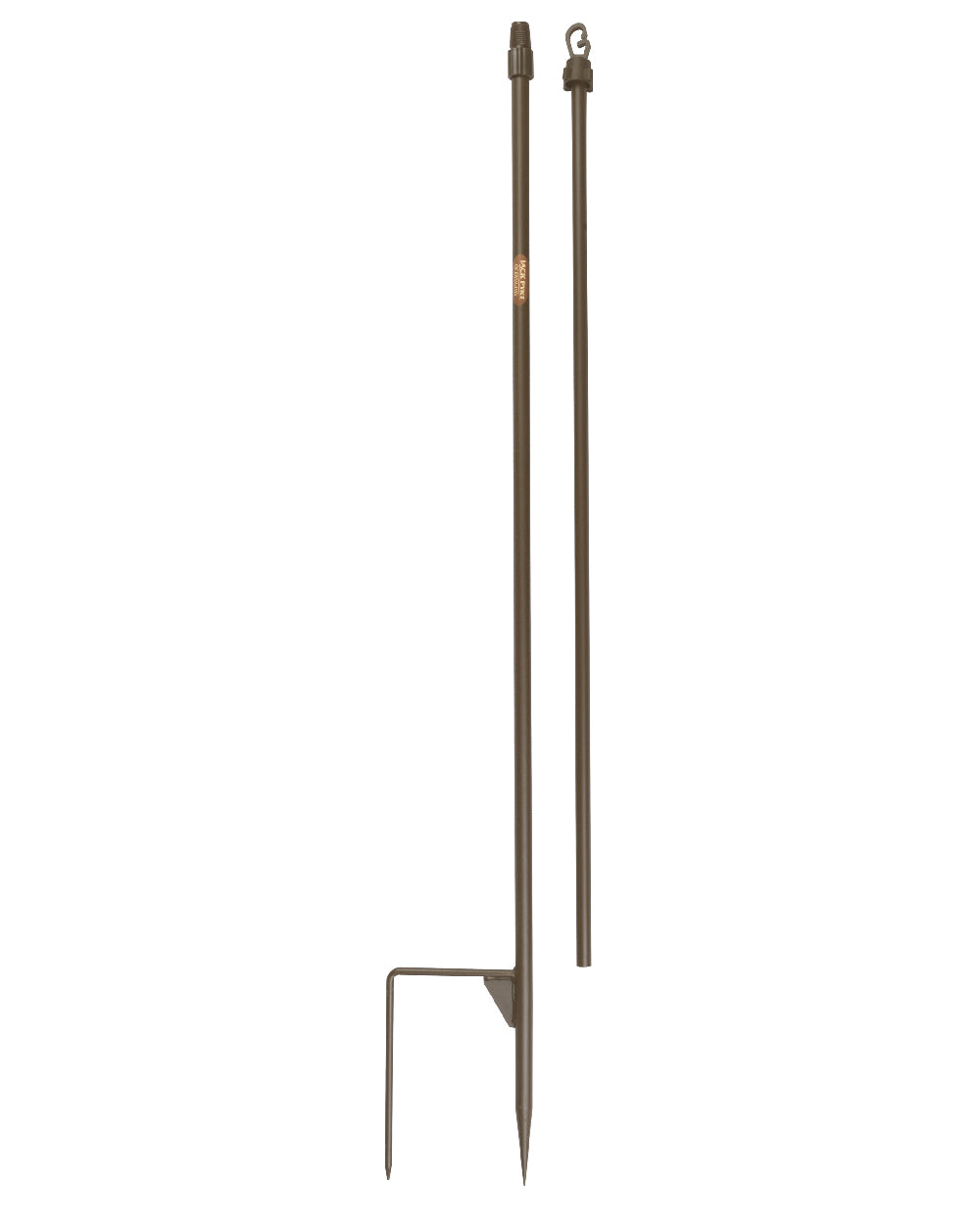 Green coloured Jack Pyke Super Hide Pole Set on white background