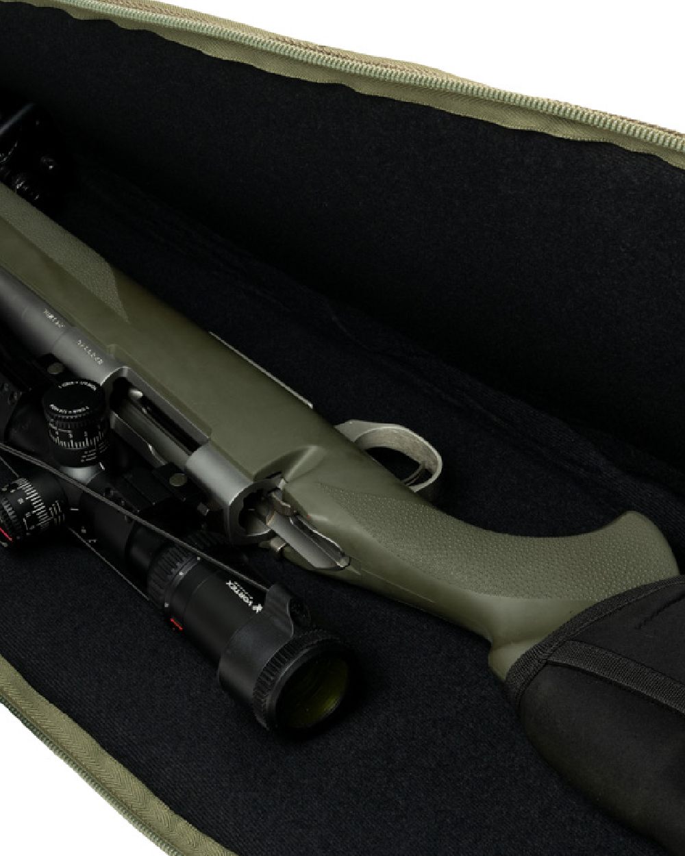 Green coloured Jack Pyke Super Scope Slip on white background