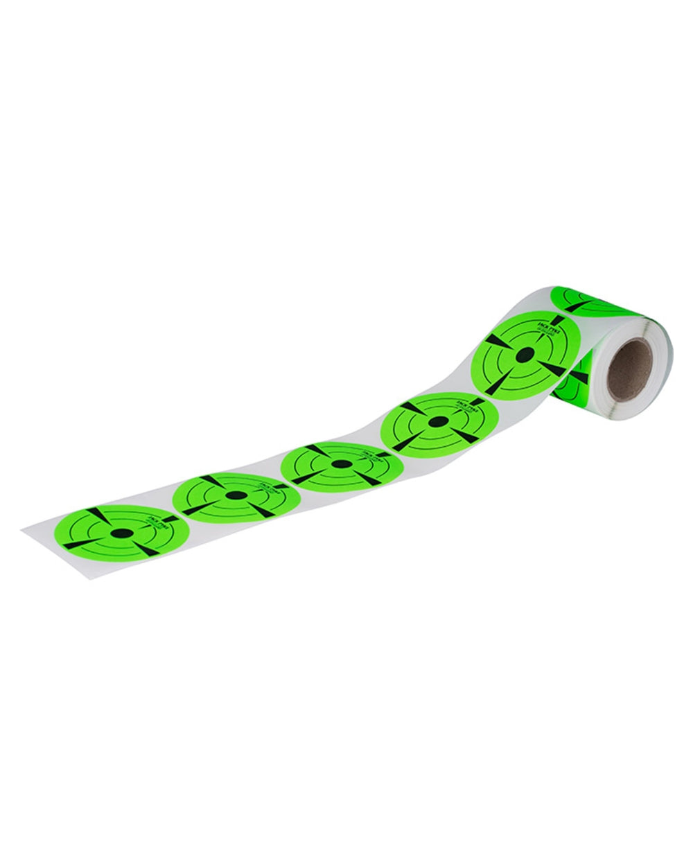 Green coloured Jack Pyke Target Sticker Roll on white background