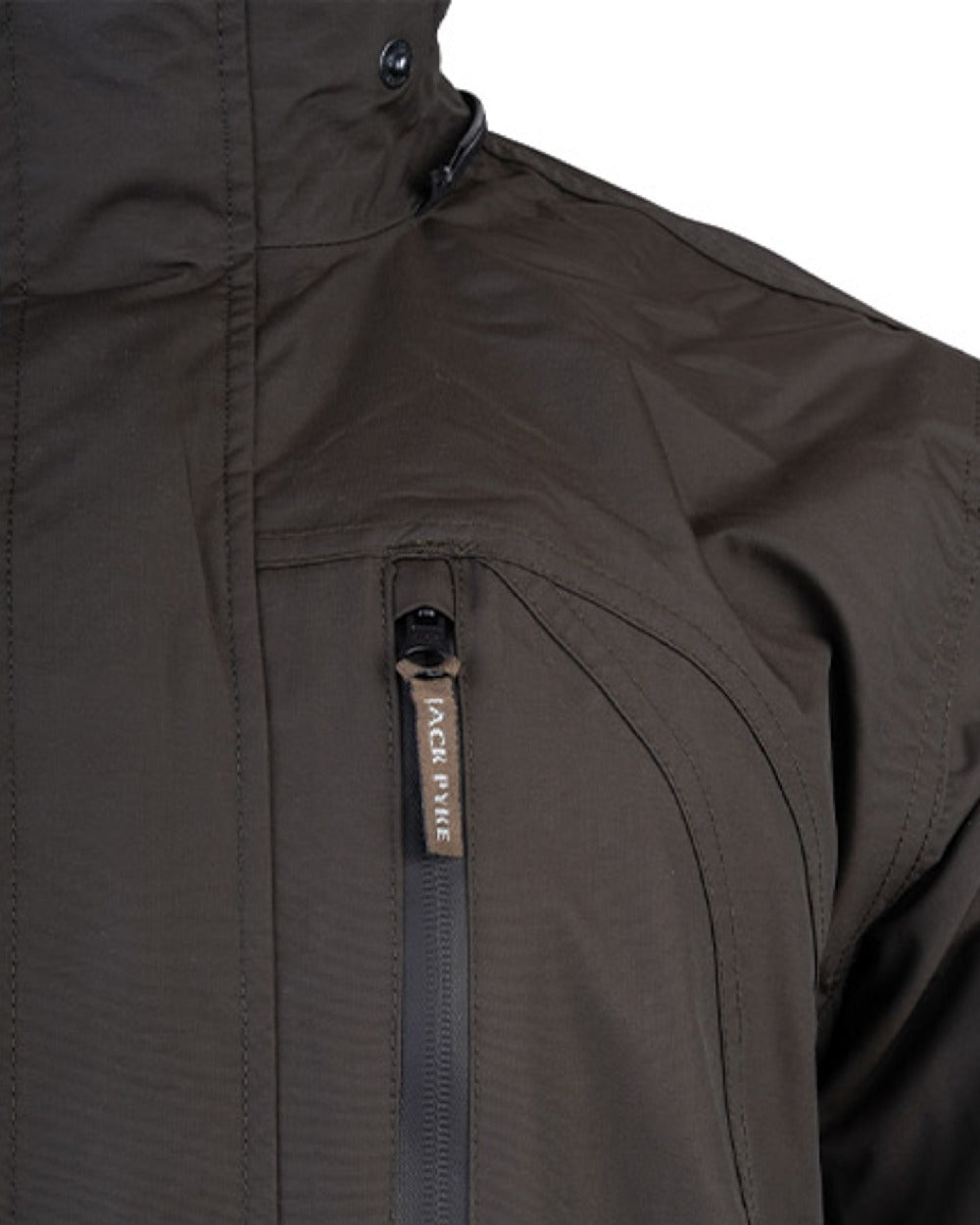 Hunter Green coloured Jack Pyke Technical Featherlite Jacket on white background