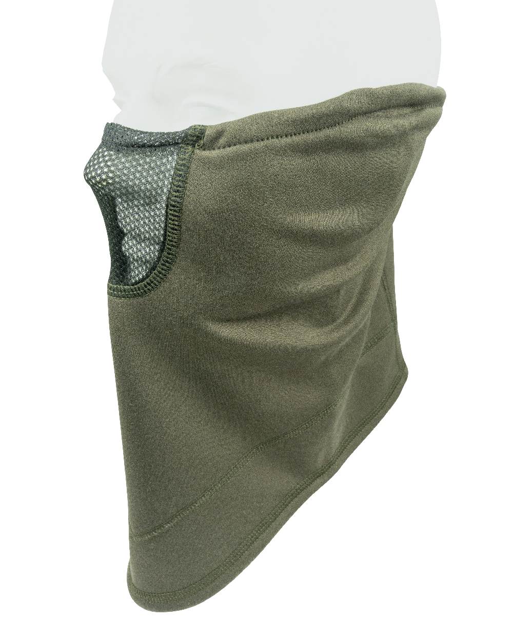 Green coloured Jack Pyke Technical Neck Gaiter on white background